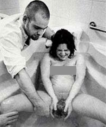 Mother-catching-her-baby